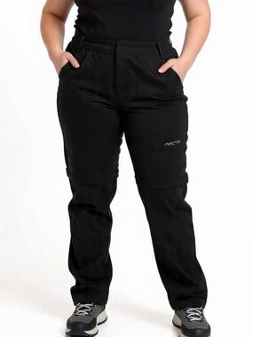 Arctix Womens Trail Black Convertible Pants